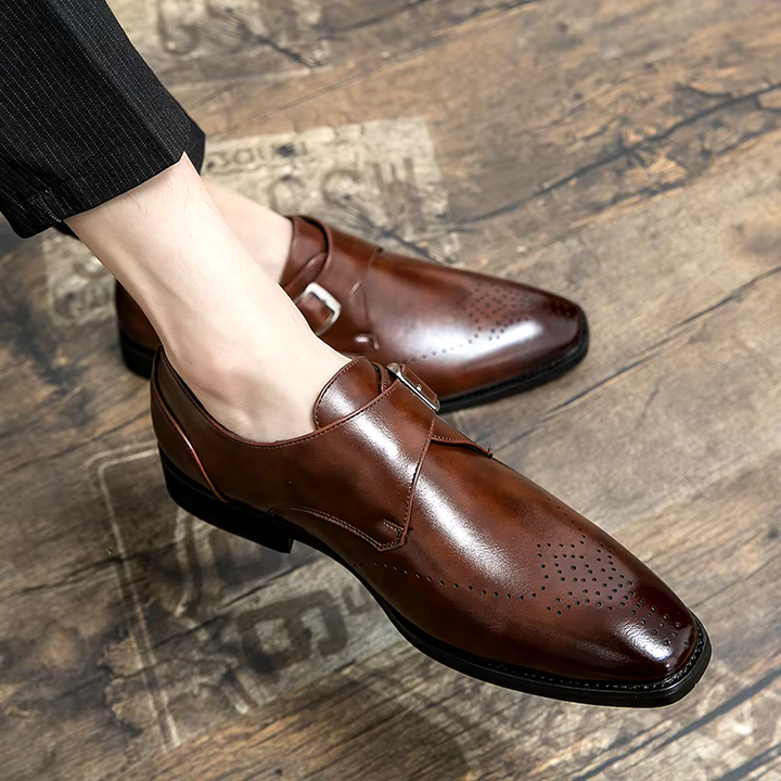 Belmont Leather Dress Shoes - Ferruccio Mancini Collection