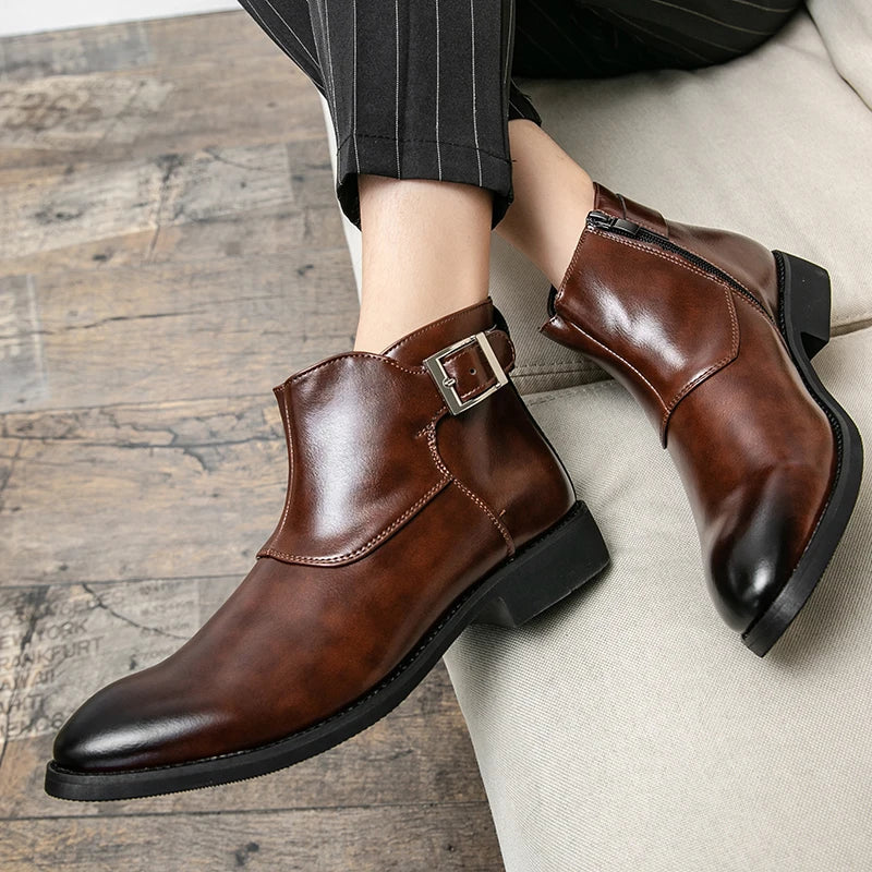 Deseo Genuine Leather Boots - Ferruccio Mancini Collection