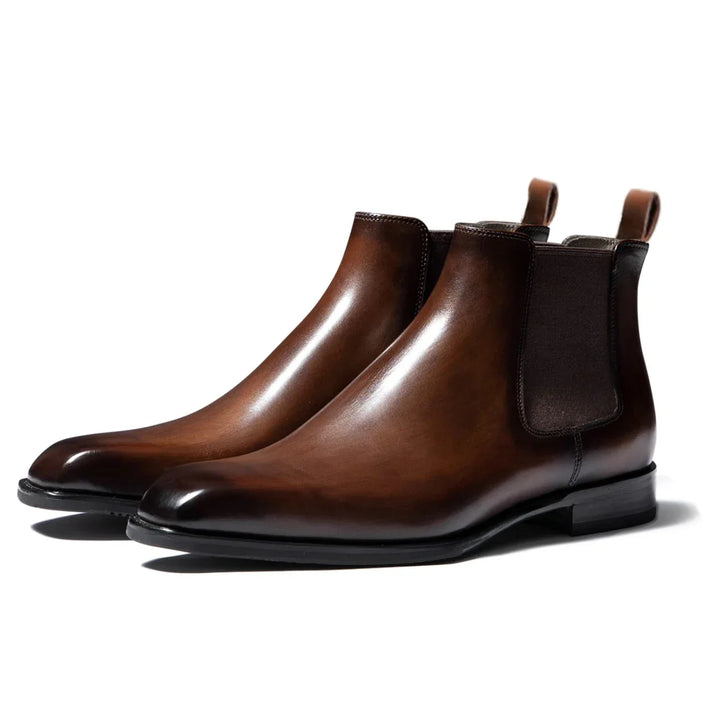 Salvatore Bassano Genuine Leather Chelsea Boots - Ferruccio Mancini Collection