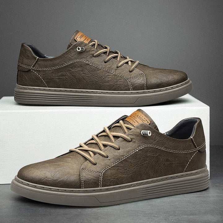 Oliver Barrett Genuine Leather Sneakers - Ferruccio Mancini Collection