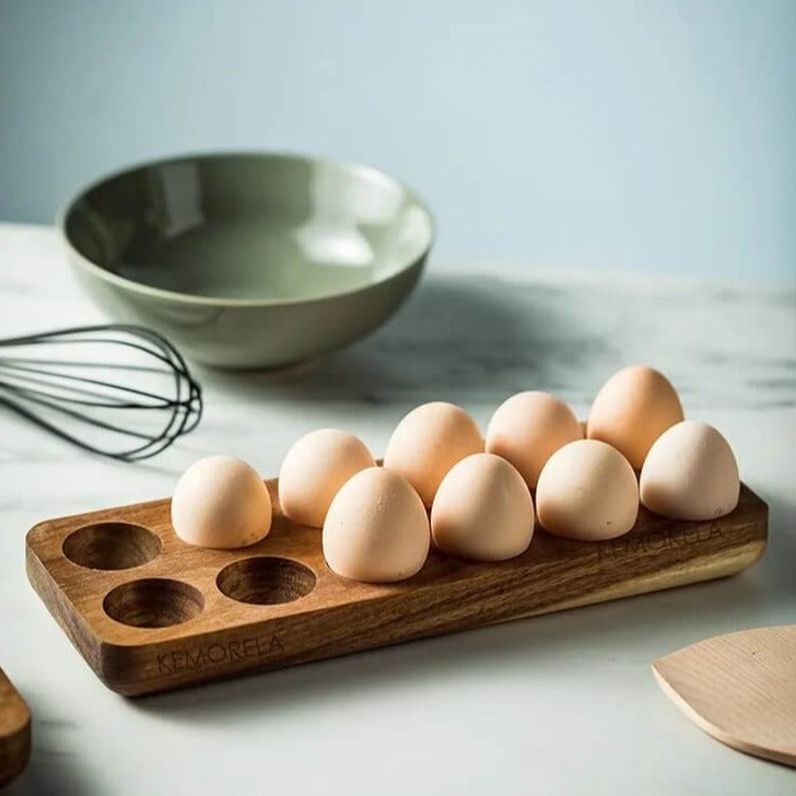 Acacia Egg Holder