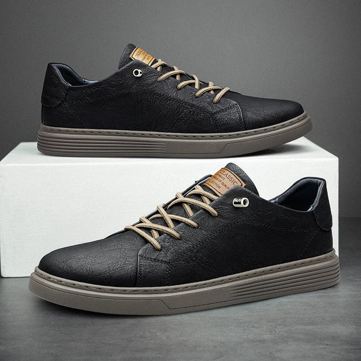 Oliver Barrett Genuine Leather Sneakers - Ferruccio Mancini Collection