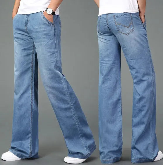 Men's Boot-Cut Flare Denim Jeans