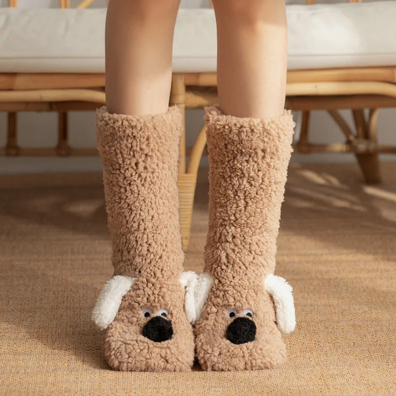 Fluffy Friends Lounge Socks