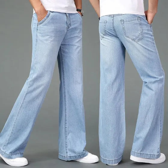 Men's Boot-Cut Flare Denim Jeans