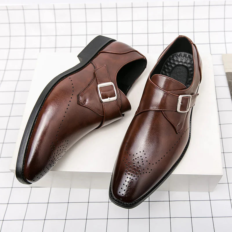 Belmont Leather Dress Shoes - Ferruccio Mancini Collection