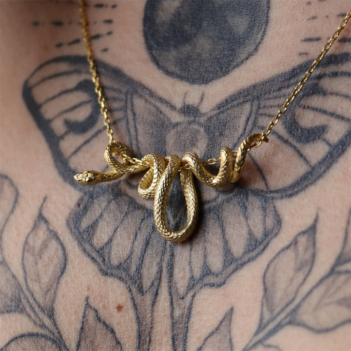 Golden Serpentine Necklace