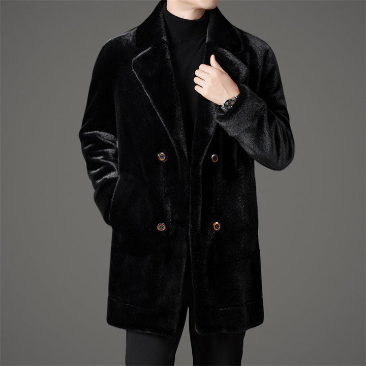 Giovanni Velvet Mink Coat