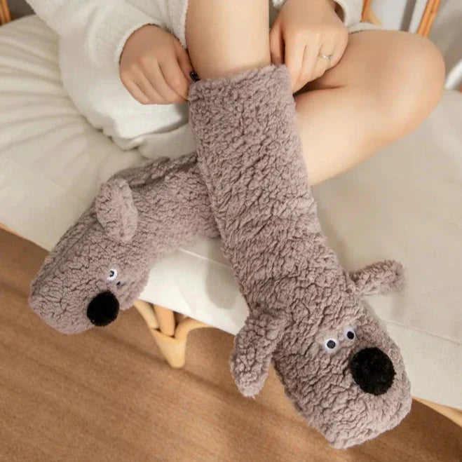 Fluffy Friends Lounge Socks