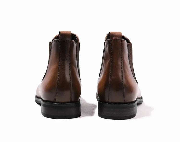 Salvatore Bassano Genuine Leather Chelsea Boots - Ferruccio Mancini Collection