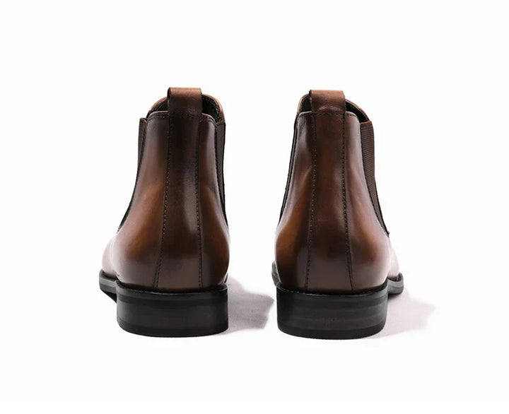 Salvatore Bassano Genuine Leather Chelsea Boots - Ferruccio Mancini Collection