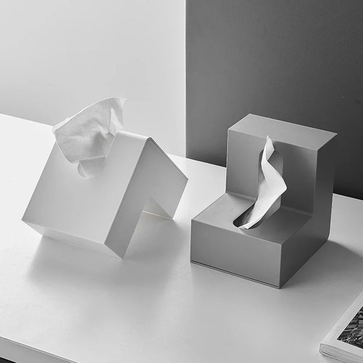 Avant-Garde Right Angle Tissue Box Holder