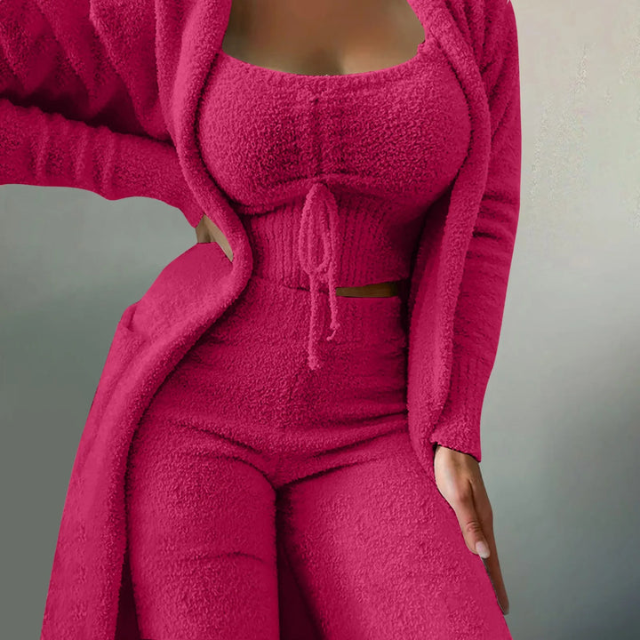 Snuggle Chic 3-Piece Knitwear Set