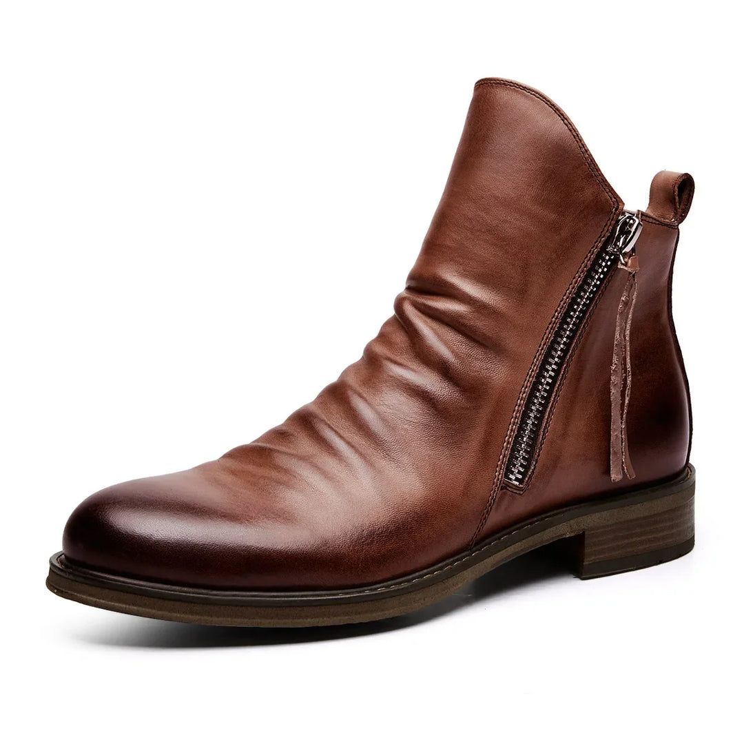 Pietro Rinaldi Leather Chelsea Boots - Ferruccio Mancini Collection