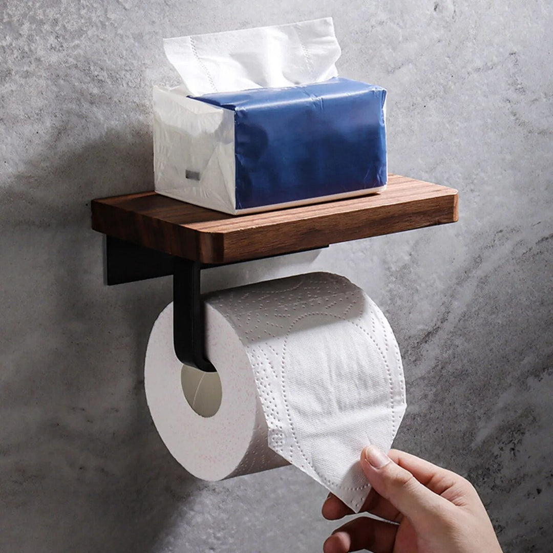 ModernHome™ Wooden Toilet Paper Holder