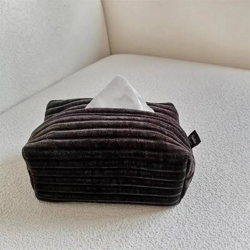 Velour de Luxe Tissue Box Holder