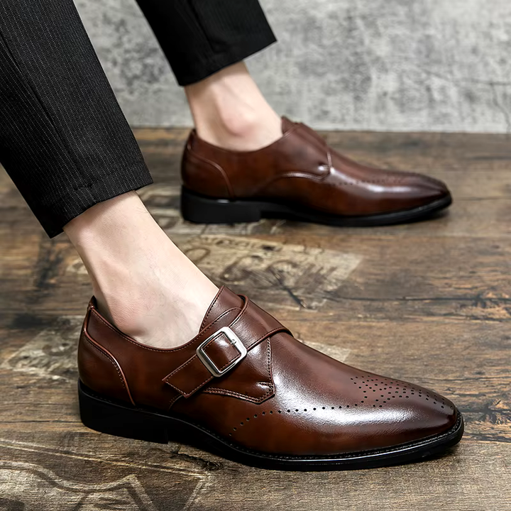 Belmont Leather Dress Shoes - Ferruccio Mancini Collection