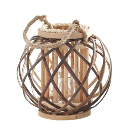 RusticCharm Wooden Candle Holder