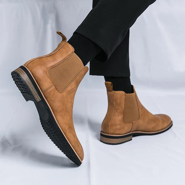 Lorenzo Bellini Leather Chelsea Boots - Ferruccio Mancini Collection