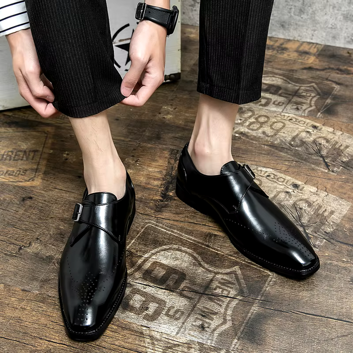 Belmont Leather Dress Shoes - Ferruccio Mancini Collection