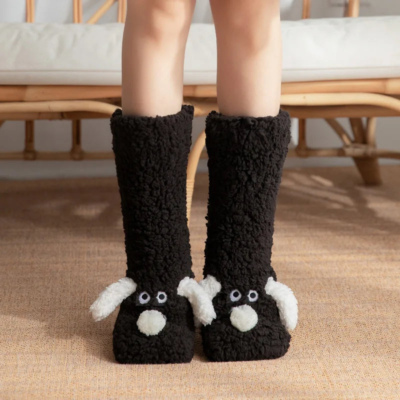 Fluffy Friends Lounge Socks