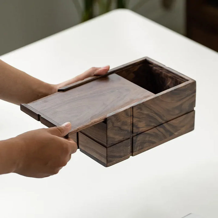 Monarch Walnut Tissue Box