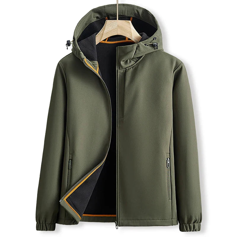 James Turner Hooded Bomber Jacket