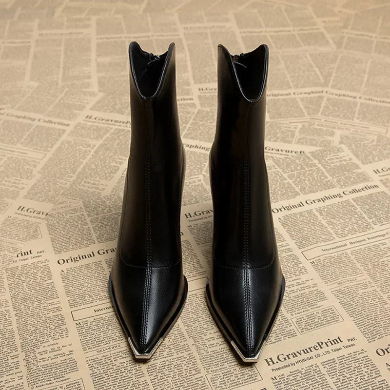 Emily Chrome Tip Chelsea Boot