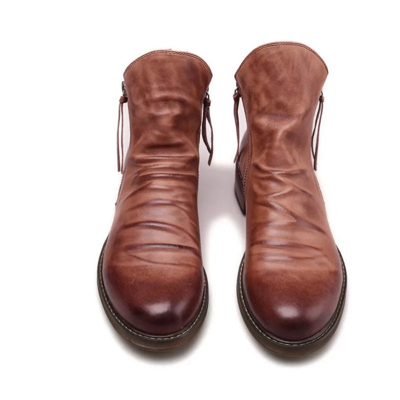 Pietro Rinaldi Leather Chelsea Boots - Ferruccio Mancini Collection