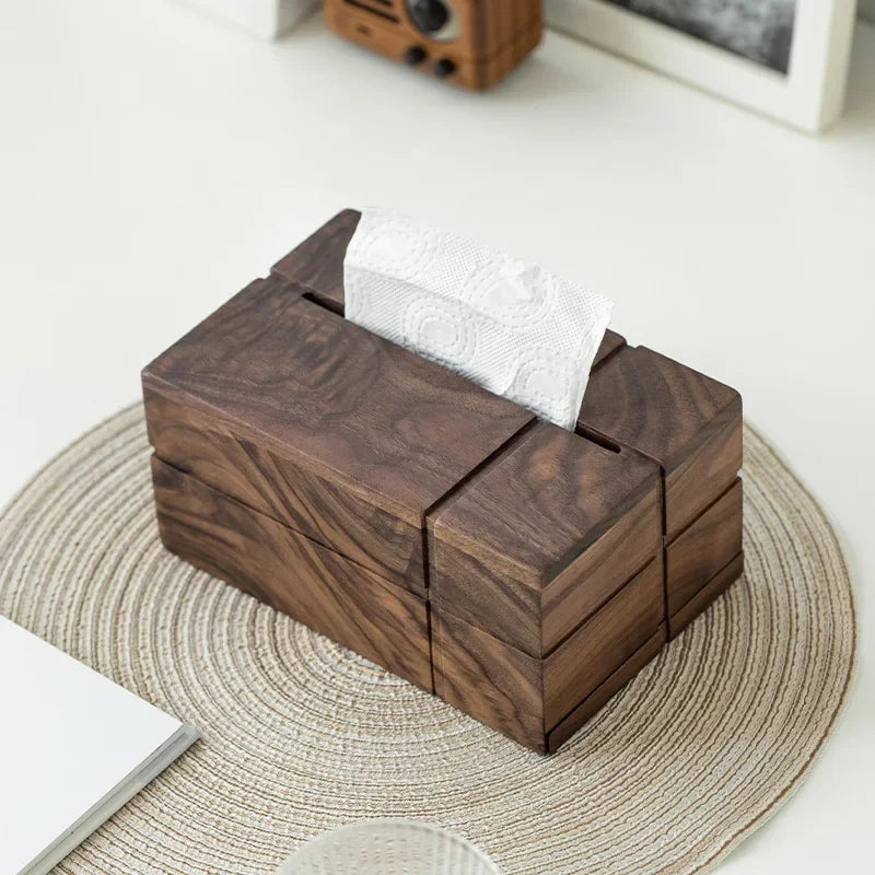 Monarch Walnut Tissue Box