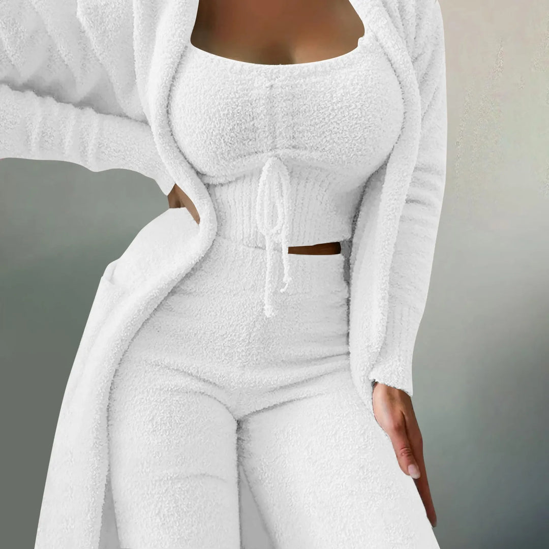 Snuggle Chic 3-Piece Knitwear Set