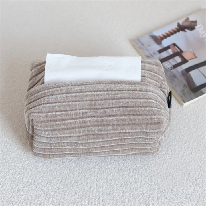 Velour de Luxe Tissue Box Holder