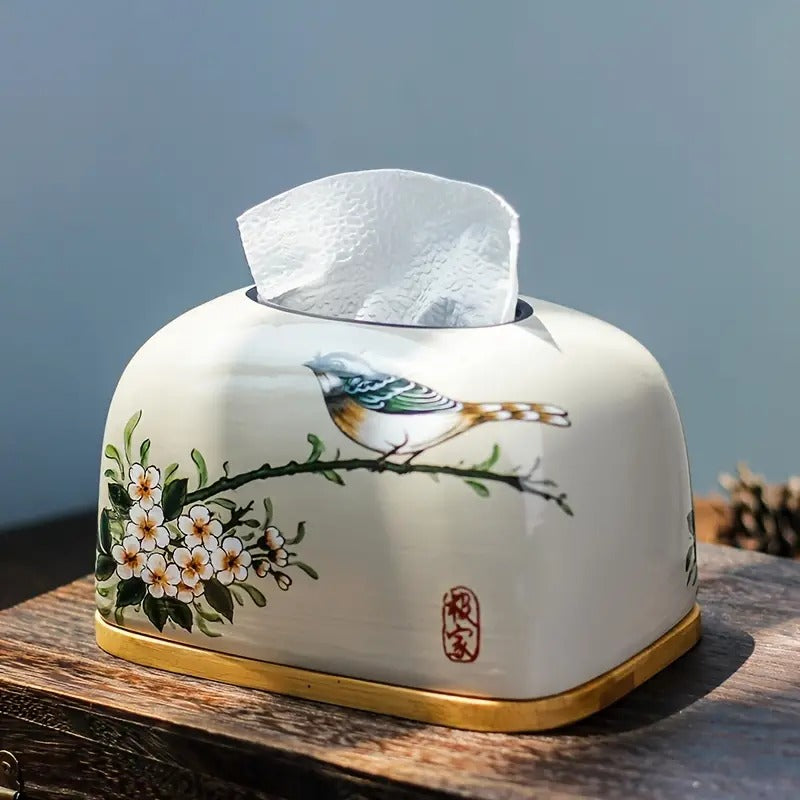 Oriental Elegance Tissue Box Holder