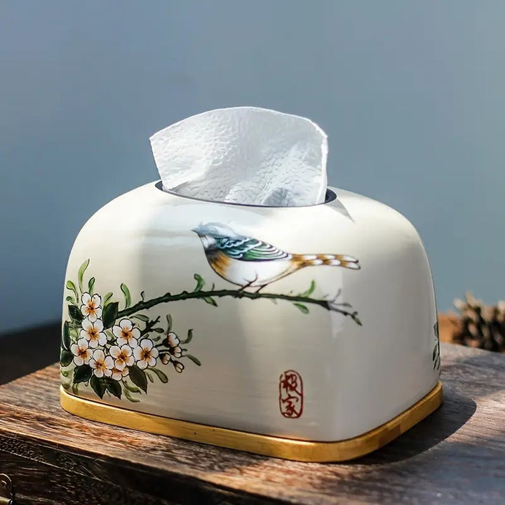 Oriental Elegance Tissue Box Holder