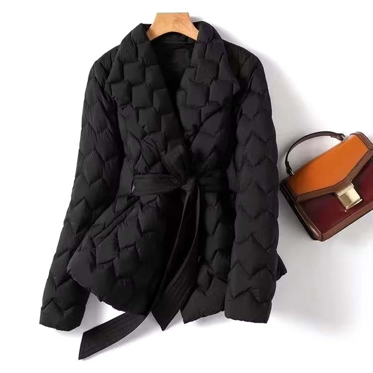 Burnt Ochre Quilted Coat