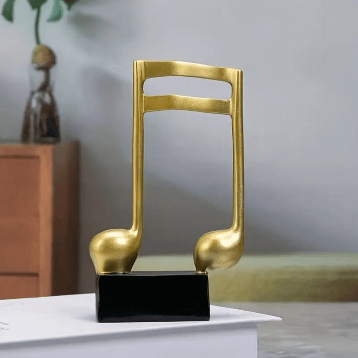 Golden Musical Ornaments