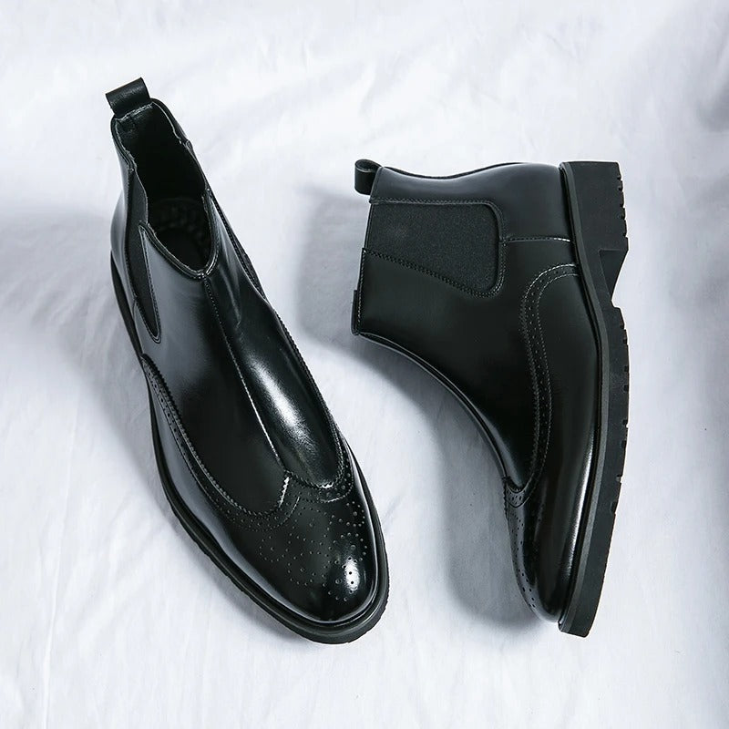 Dario Genuine Leather Chelsea Boots