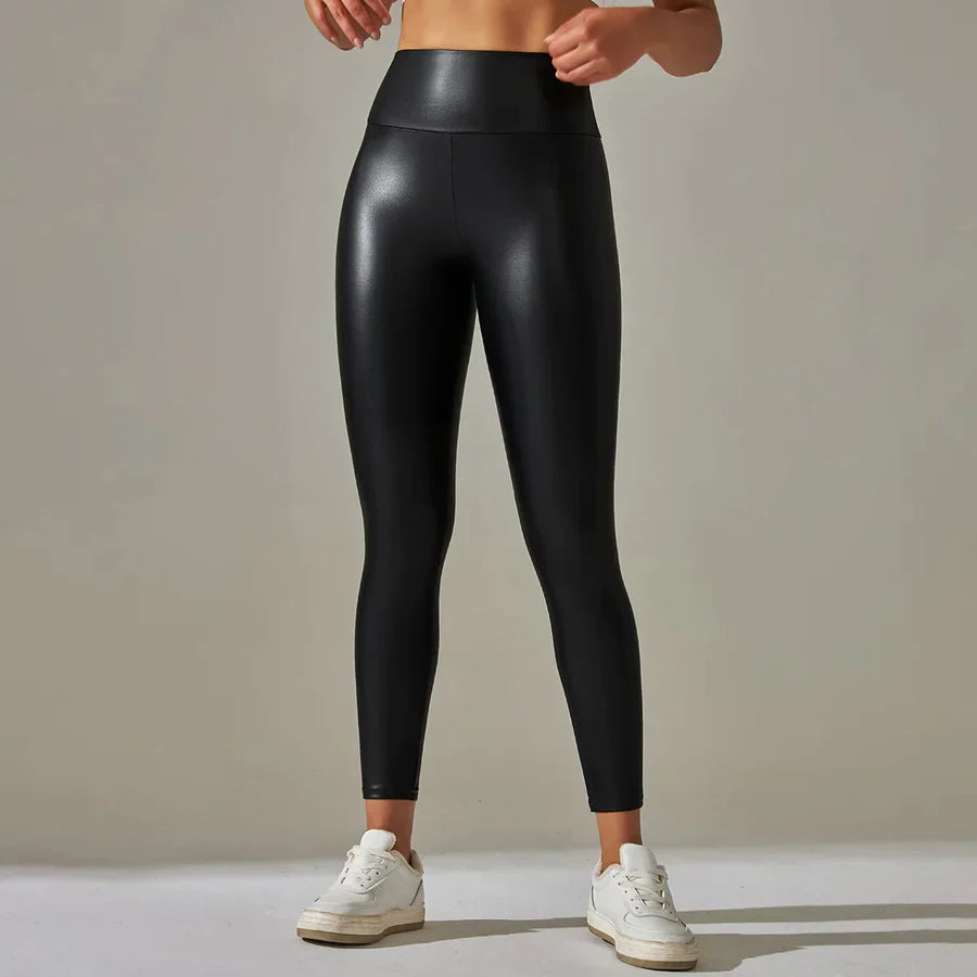 OLIVIARA LEATHER LEGGINGS