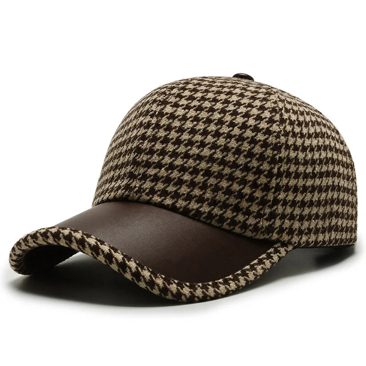 Harrington Houndstooth Cap