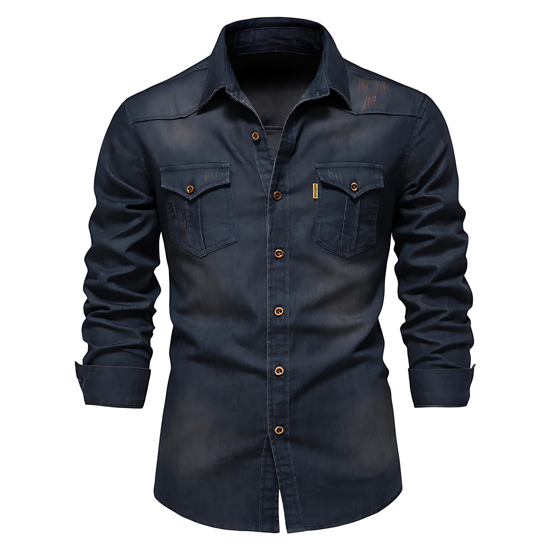 Stanley Woods Cotton Denim Shirt