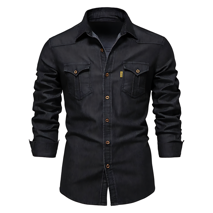 Stanley Woods Cotton Denim Shirt