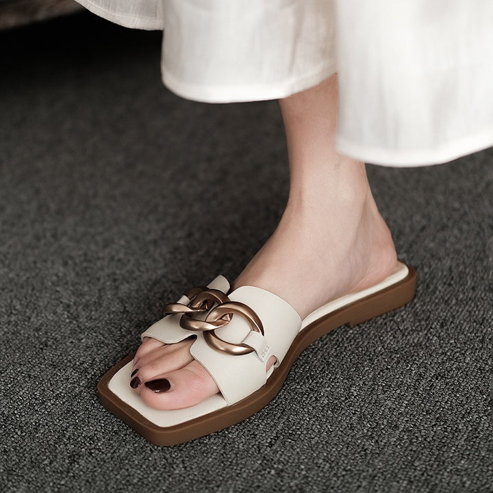 Luna Low Heel Mules